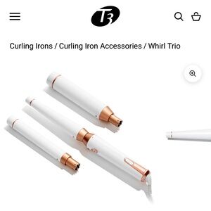 T3 curling wand trio/whirl